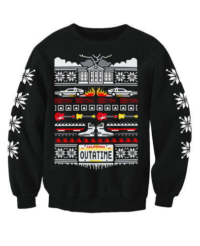 Back To The Future Christmas Jumper