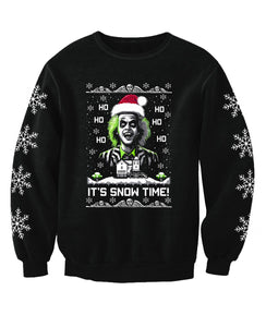 Fantasy Gothic Beetle Juice Inspired Christmas Jumper