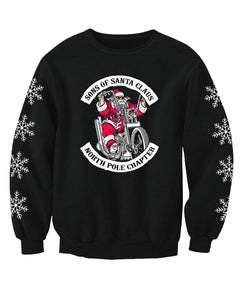 Motorbike Chapter Sons Of Santa Adults Christmas Jumper