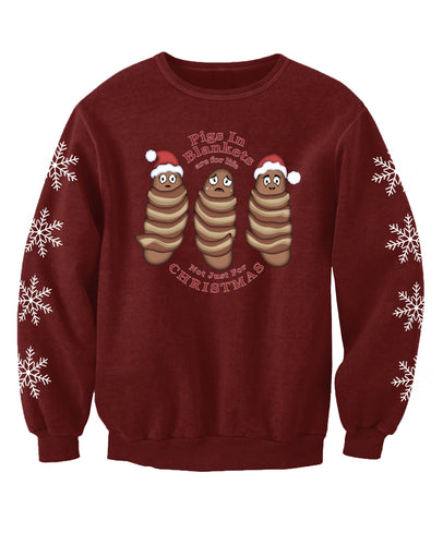 Pigs In Blankets Are For Life Adults Christmas Jumper