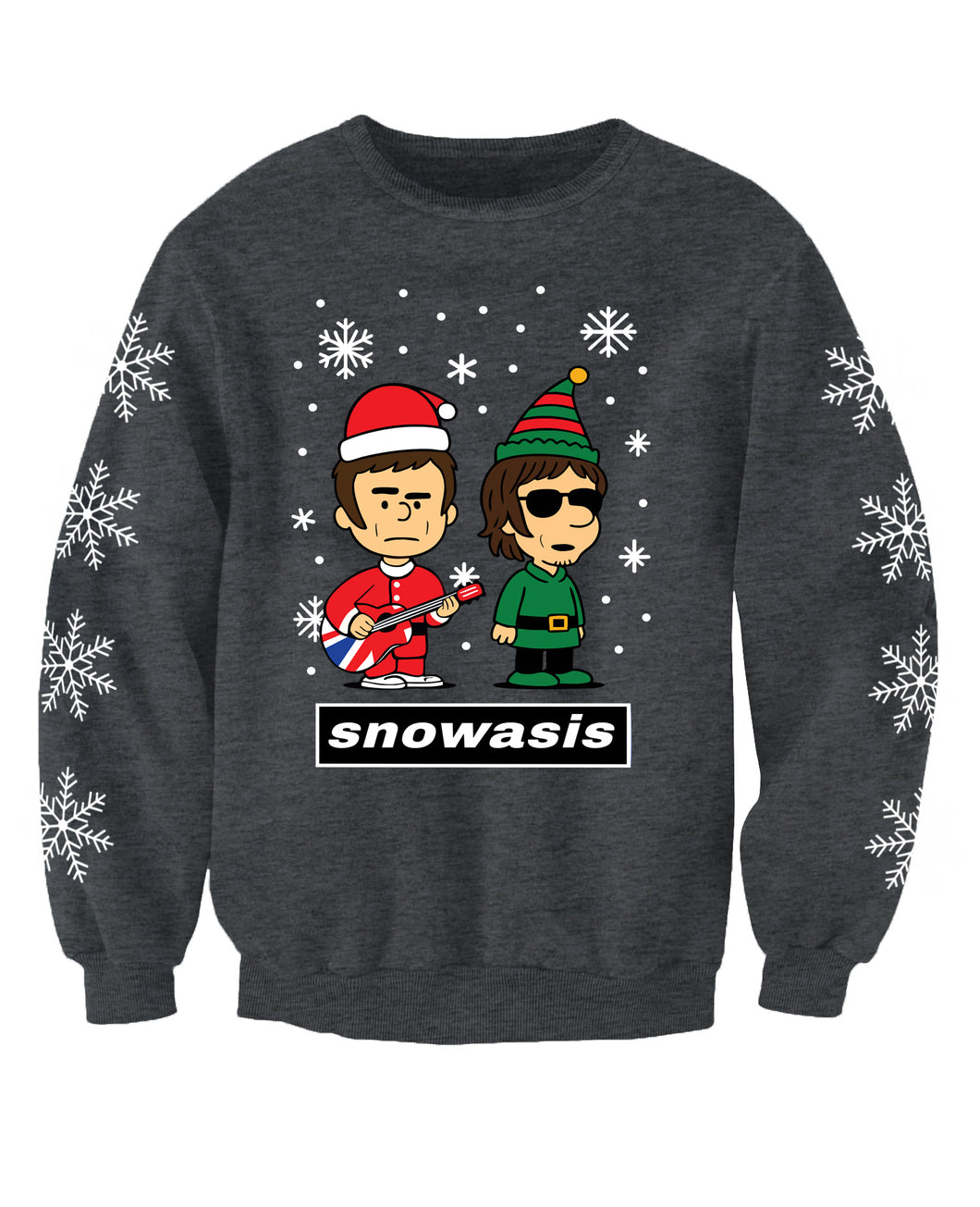 Snowasis Rock Band Adults Christmas Jumper