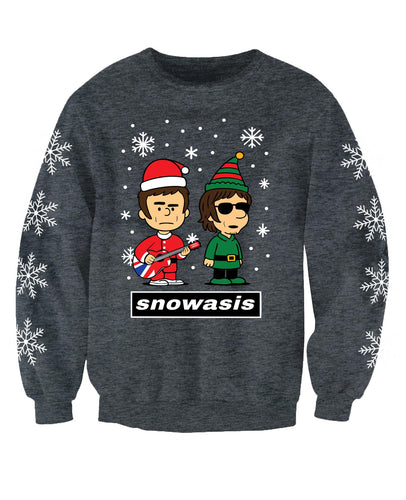 Snowasis Rock Band Adults Christmas Jumper