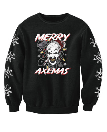 Merry Axemas Horror Clown Movie Inspired Christmas Jumper