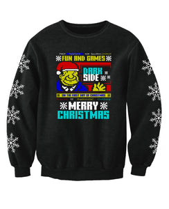 Retro Ceefax Bamboozle Gaming Inspired Adults Christmas Jumper