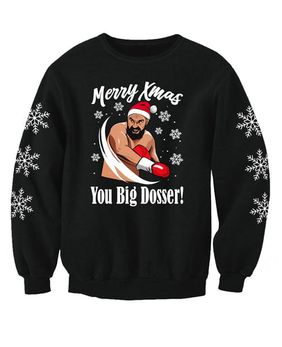 Boxing Tyson Big Dosser Christmas Jumper