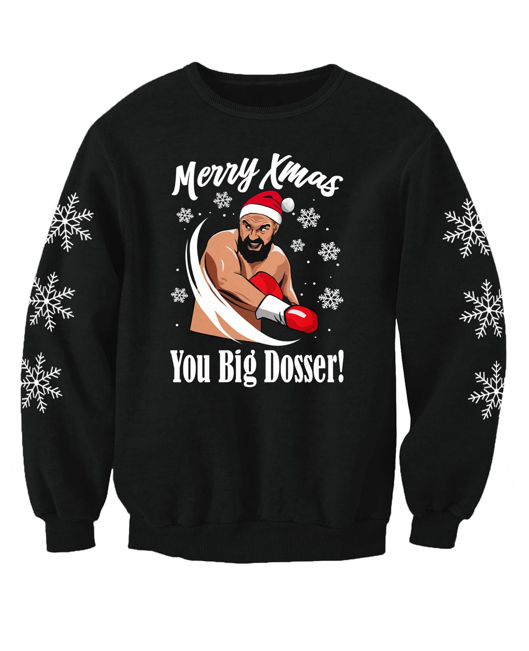 Boxing Tyson Big Dosser Christmas Jumper