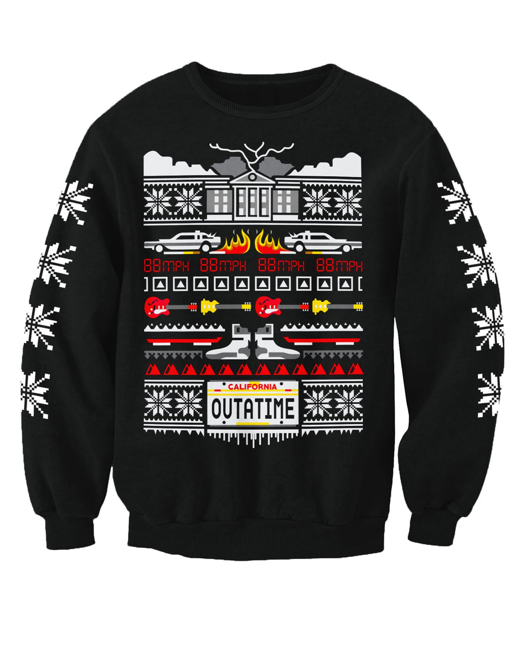 Back To The Future Christmas Jumper
