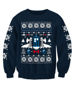 Doctor Who Angel Christmas Jumper